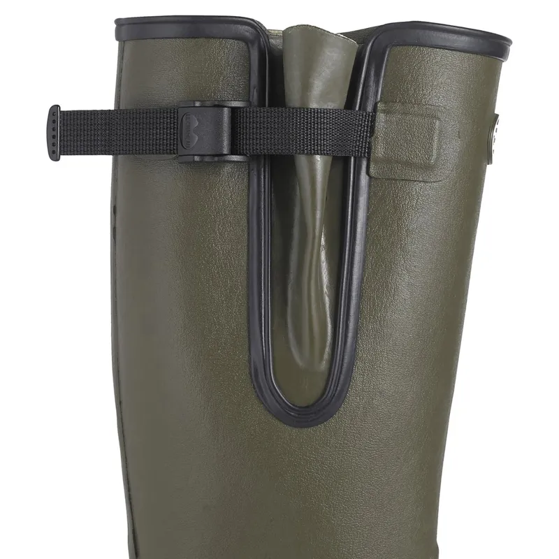 Le Chameau Mens Vierzon Jersey Lined Wellingtons Vert Chameau-4
